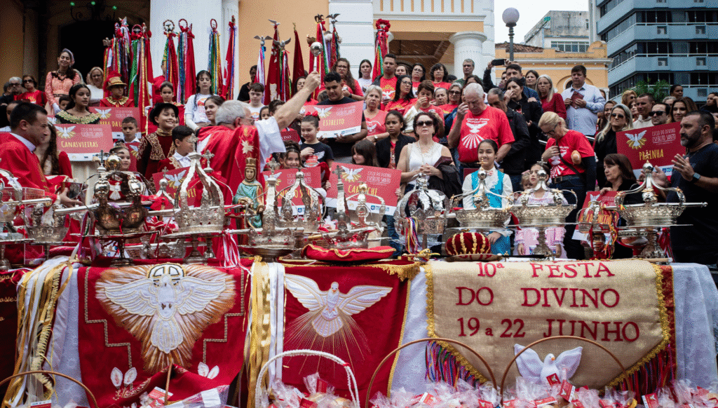 abertura do ciclo do divino espírito santo em Florianópolis