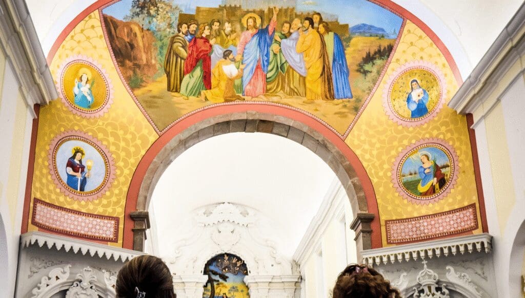pinturas sacras centenárias na Catedral