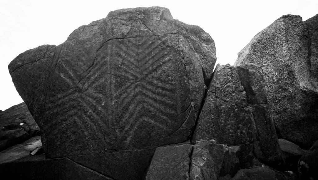 inscrições rupestres ilha do campeche