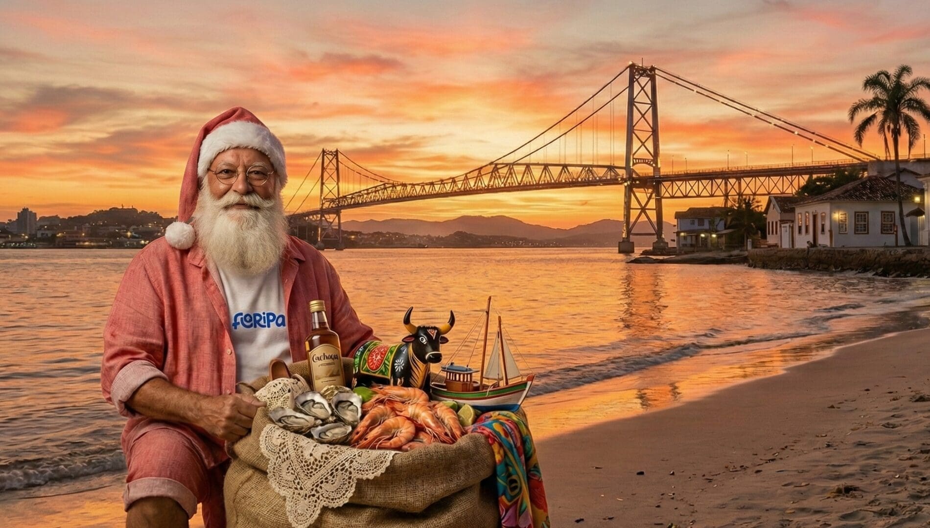 natal floripa papai noel manezinho