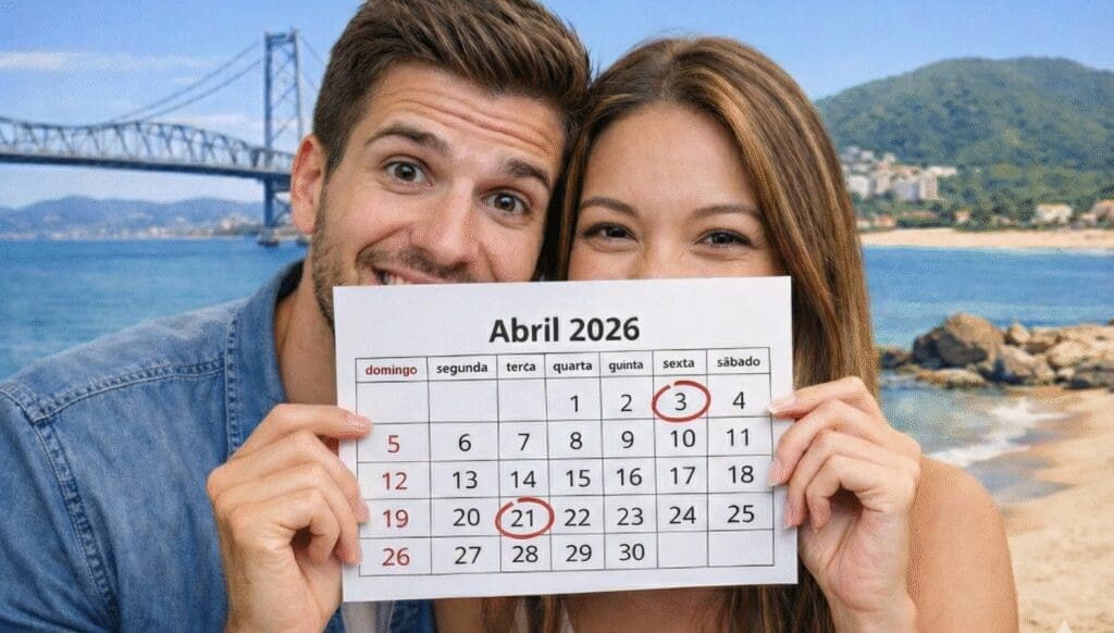 feirados 2026 em Florianópolis