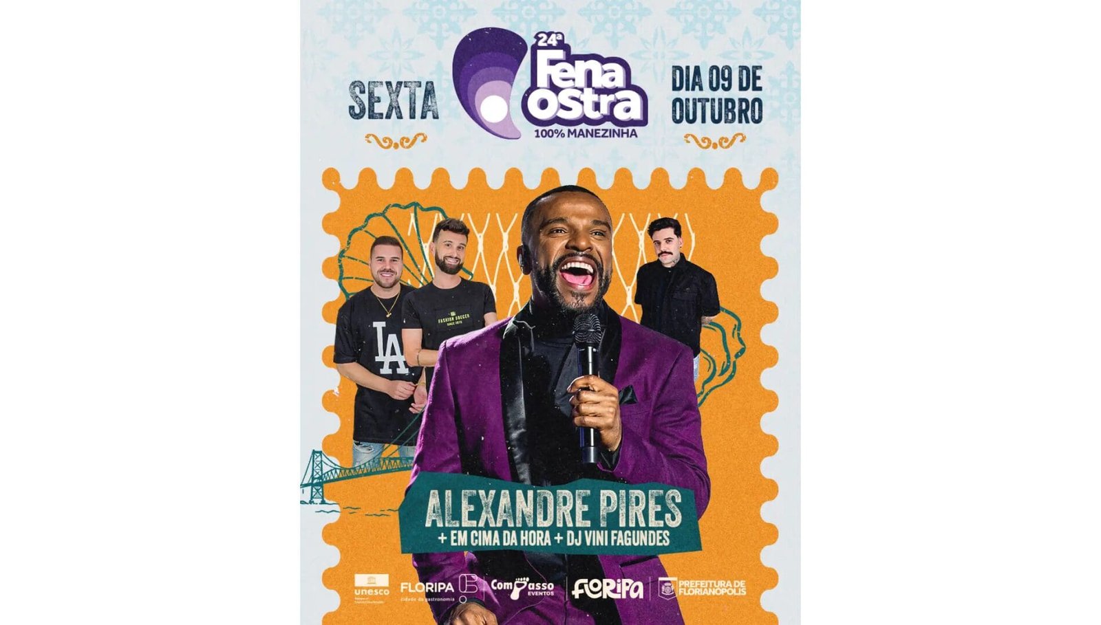 Fenaostra 2026: Show de Alexandre Pires